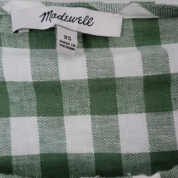 Madewell gingham blouse - Picture 3 of 7